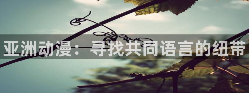 无翼鸟里番漫画：亚洲动漫：寻找共同语言的纽带