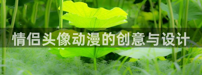 acg里番同人漫画：情侣头像动漫的创意与设计
